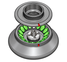 Angular Rotor 16 x 5 ml 45° with Lid Angular Rotor 16 x 5 ml 45° with Lid